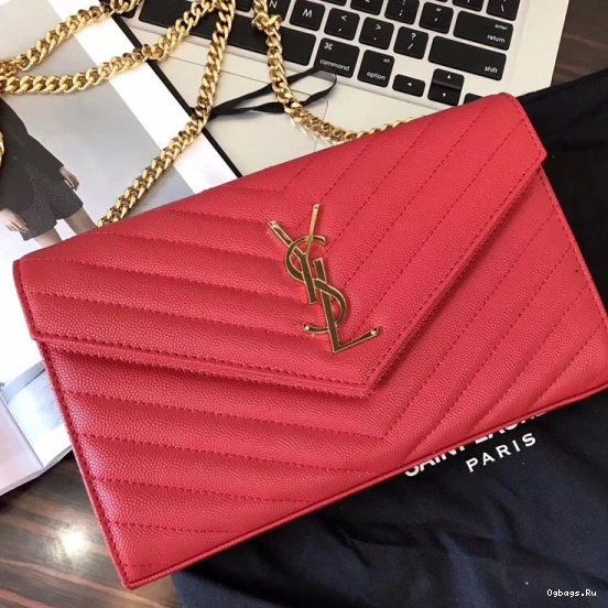 CHAIN CASSANDRE WALLET YSL MATELASSÉ 0819